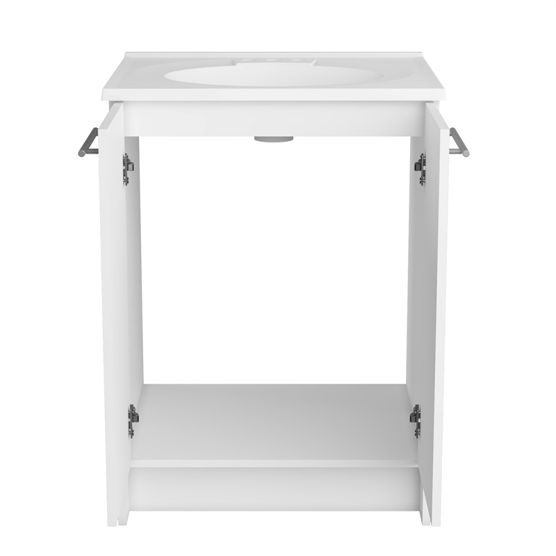 Boahaus Antheia White Modern Bathroom Vanity