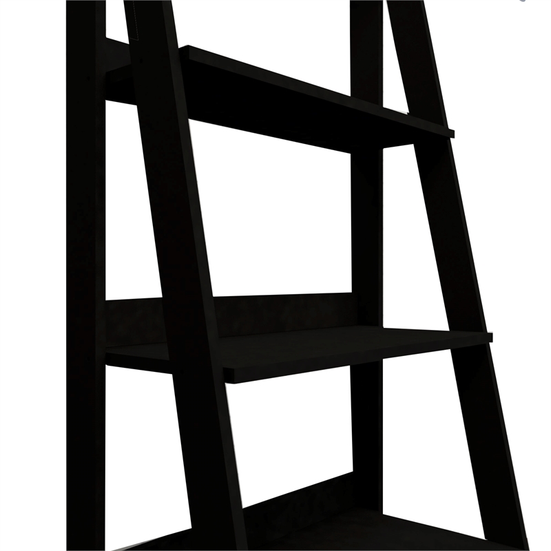 Boahaus Vallentuna Black Bookcase for Home Decor
