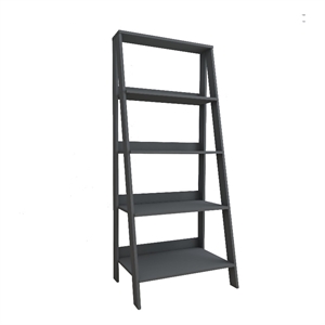 Boahaus Vallentuna Black Bookcase for Home Decor