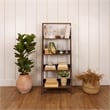 Boahaus Vallentuna Walnut Bookcase for Home Decor
