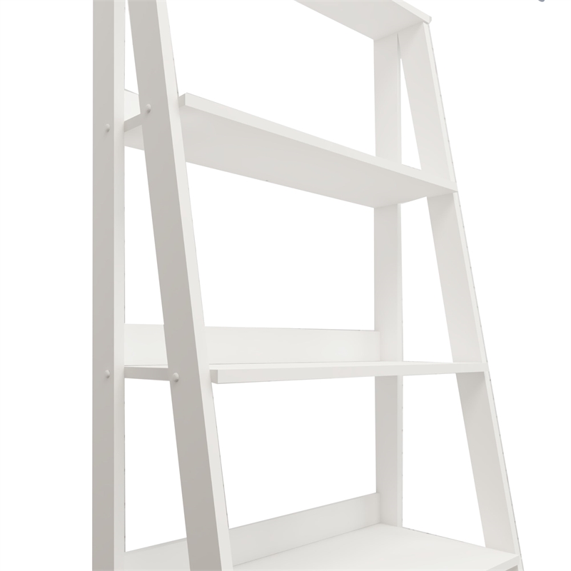 Boahaus Vallentuna White Bookcase for Home Decor
