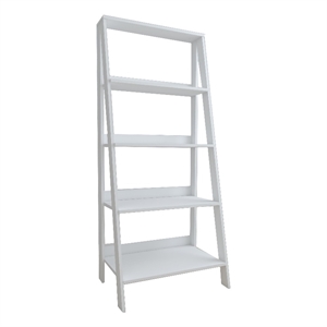 Boahaus Vallentuna White Bookcase for Home Decor