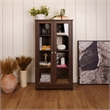Boahaus Tibro Walnut Bookcase for Home Decor