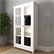 Boahaus Tibro White Bookcase for Home Decor