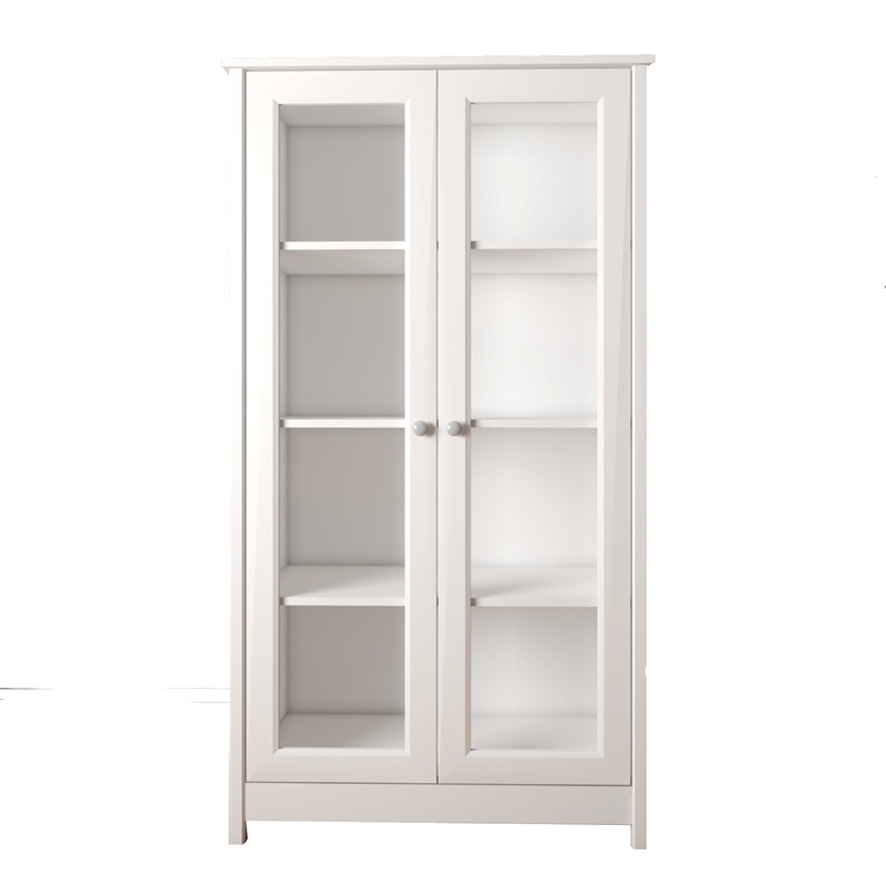 Boahaus Tibro White Bookcase for Home Decor