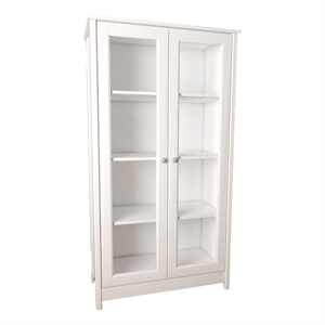 Boahaus Tibro White Bookcase for Home Decor