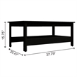 Boahaus Prato Black Coffee Table