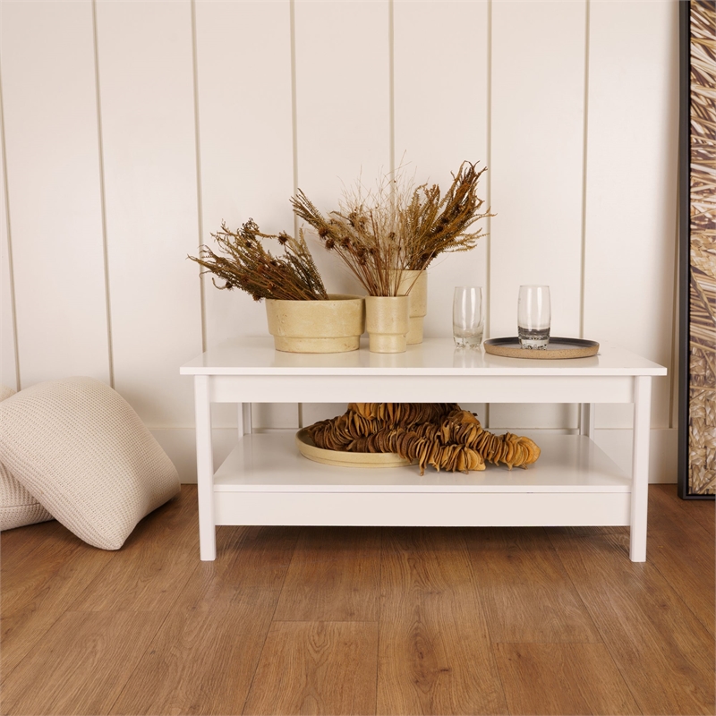 Boahaus Prato White Coffee Table