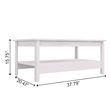 Boahaus Prato White Coffee Table