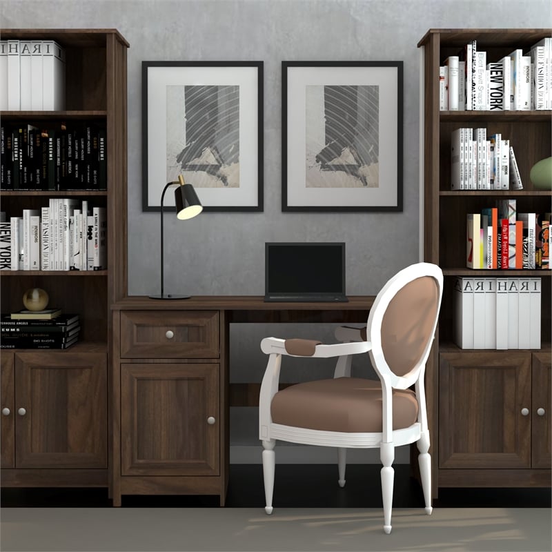 Boahaus Jeonju Modern Walnut Computer Desk