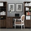 Boahaus Jeonju Modern Walnut Computer Desk