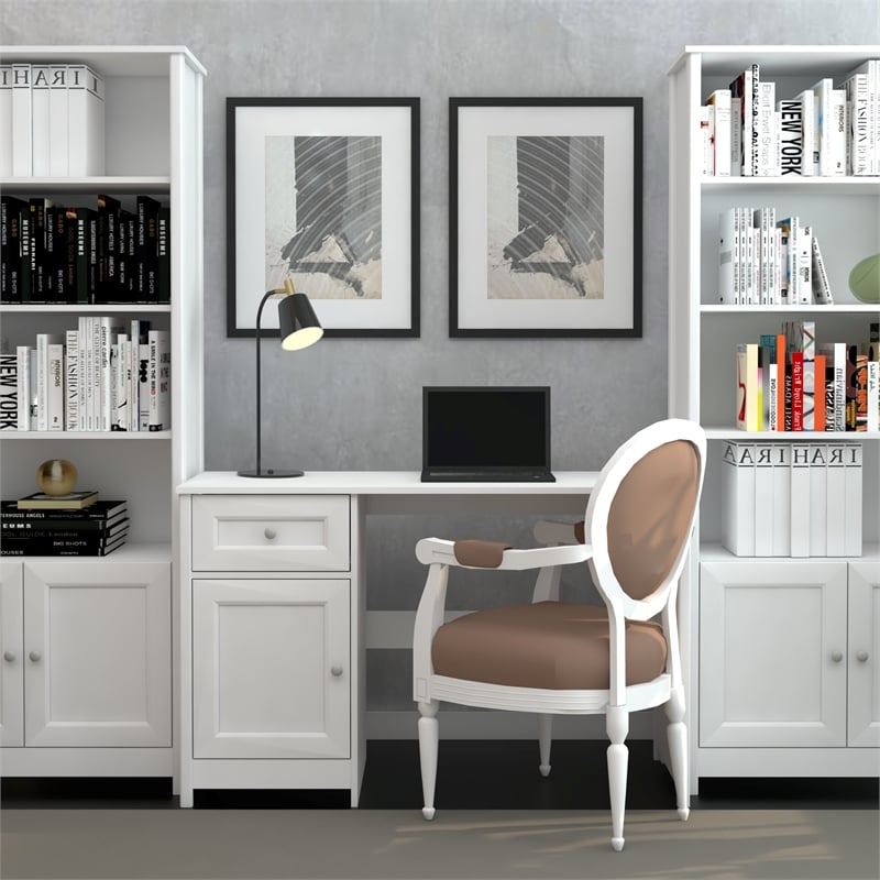 Boahaus Jeonju Modern White Computer Desk