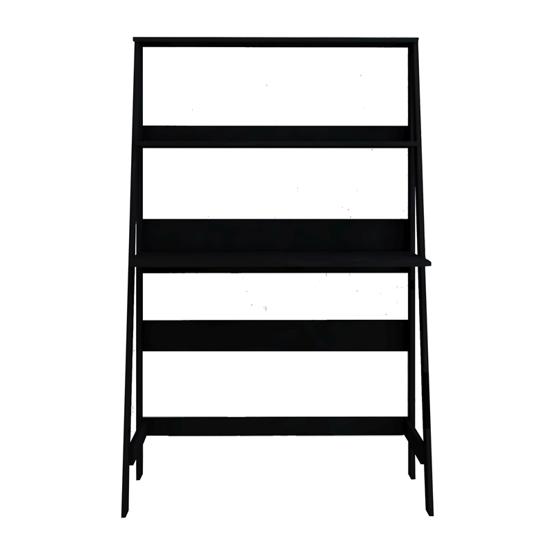 Boahaus Gumi Black Ladder Computer Desk