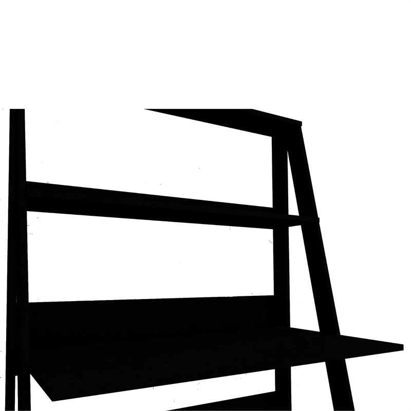 Boahaus Gumi Black Ladder Computer Desk