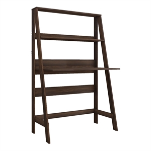 Boahaus Gumi Walnut Ladder Computer Desk