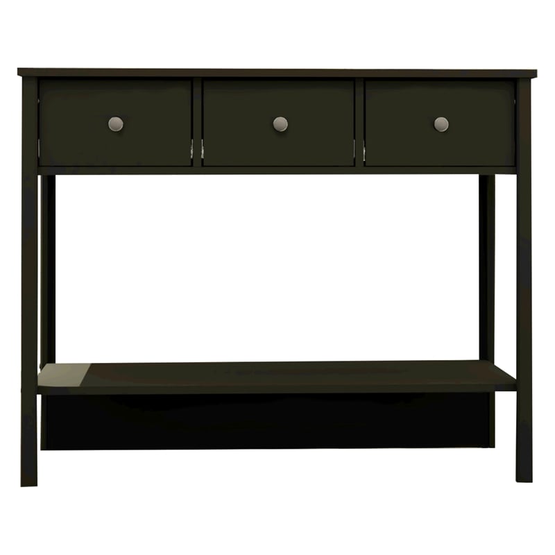 Boahaus Pierrefort Modern Black Console Table for Living Room