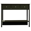 Boahaus Pierrefort Modern Black Console Table for Living Room