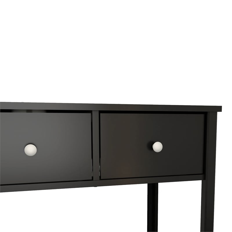 Boahaus Pierrefort Modern Black Console Table for Living Room