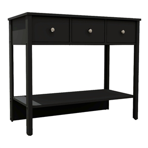 Boahaus Pierrefort Modern Black Console Table for Living Room