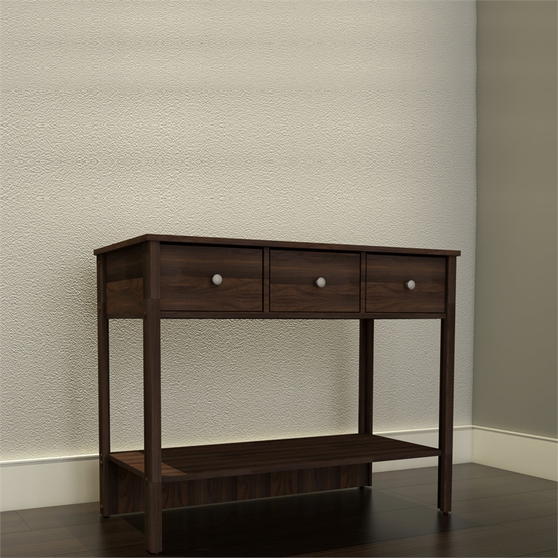 Boahaus Pierrefort Modern Black Console Table for Living Room