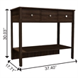 Boahaus Pierrefort Modern Black Console Table for Living Room