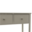 Boahaus Pierrefort Modern White Console Table for Living Room