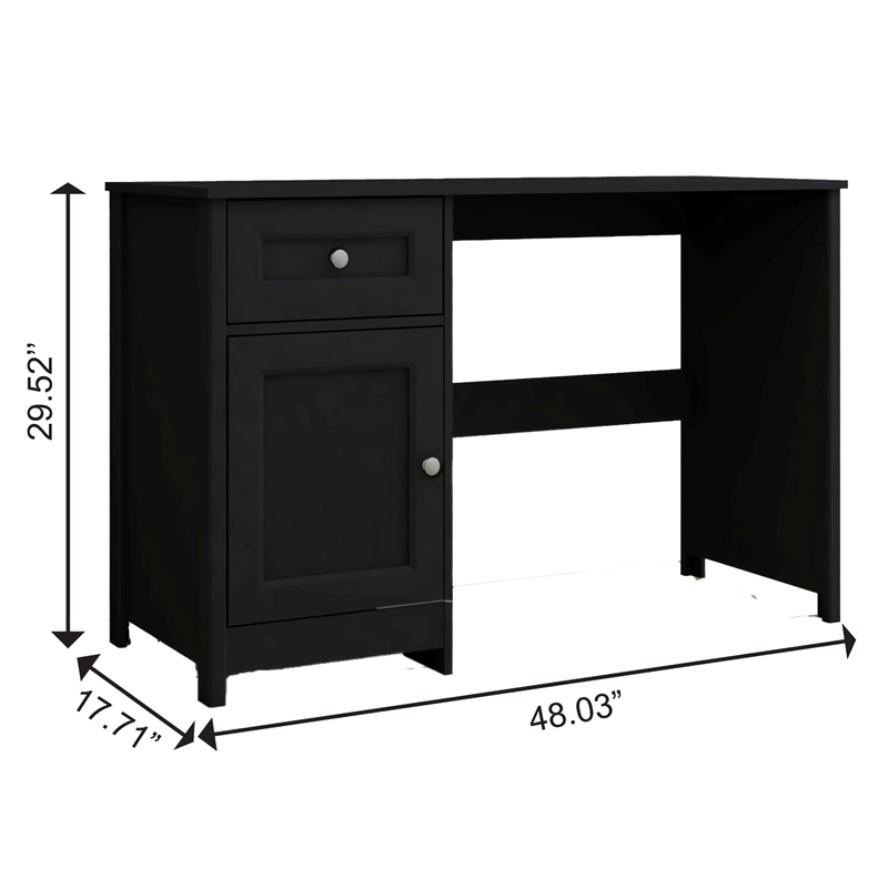 Boahaus Jeonju Modern Black Computer Desk