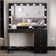 Boahaus Serena Makeup Vanity (Black)