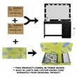 Boahaus Serena Makeup Vanity (Black)