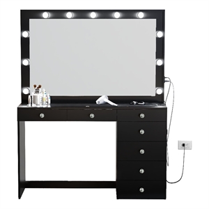 Boahaus Serena Makeup Vanity (Black)