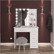 Boahaus Xanthe Lighted Vanity Table (White)