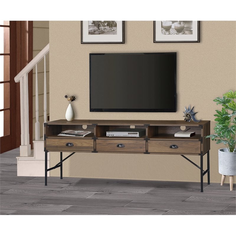 Saint Birch 3-Drawer Modern Wood TV Stand For TVs up to 60
