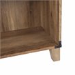 Saint Birch 5-Shelf Rectangular Modern Wood Bookcase in Rustic Oak