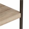 Saint Birch 4-Shelf X-Cross Farmhouse Wood Bookcase in Light Oak