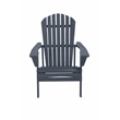 Saint Birch Transitional Solid Wood Adirondack Chair in Navy Blue