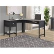 Saint Birch Ansel 1-Drawer Transitional Wood Writing Desk in Espresso