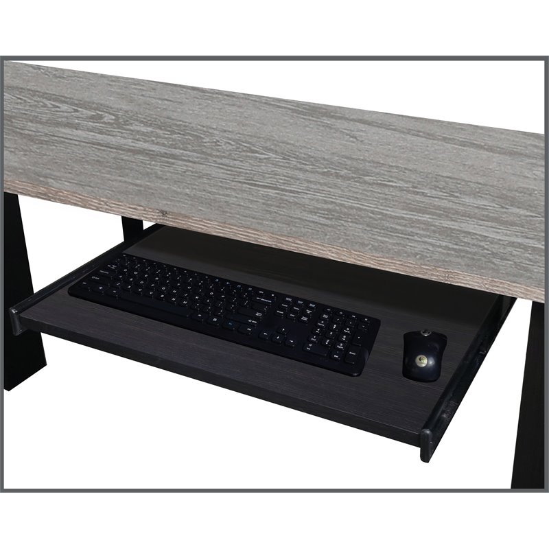 Saint Birch Ansel 1-Drawer Transitional Wood Writing Desk in Espresso