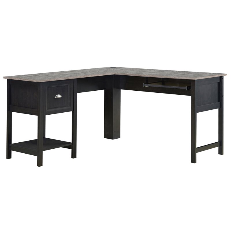 Saint Birch Ansel 1-Drawer Transitional Wood Writing Desk in Espresso