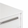 Saint Birch Miami 2-Drawer Modern Wood Mobile File Cabinet in White