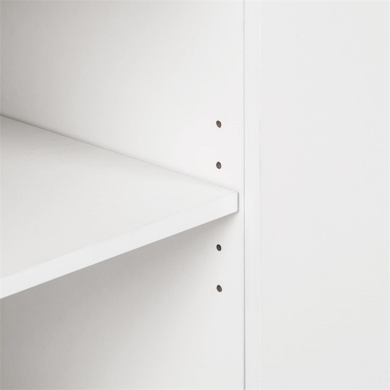 Saint Birch Miami 2-Door Modern Wood Credenza File Cabinet in White