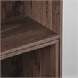 Saint Birch Bombay 5-Shelf Modern Wood Expandable Bookcase in Walnut