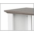 Saint Birch Finley 6-Shelf Modern Wood Storage Bookcase in White/Driftwood