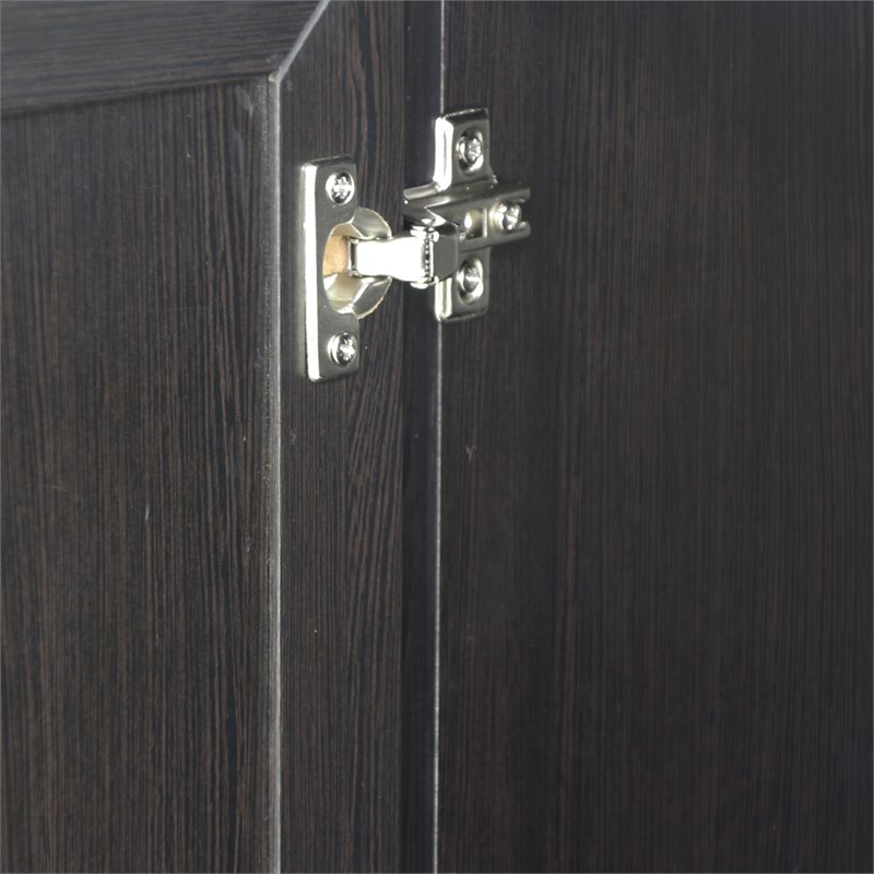 Saint Birch Hawksbury Farmhouse 1-Door Wood Writing Desk in Espresso