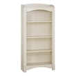 Saint Birch Hawksbury 4-Shelf Traditional Wood Bookcase in Antique White