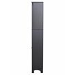 Saint Birch Hawksbury 3-Shelf Farmhouse Wood Bookcase in Espresso