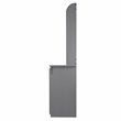Saint Birch Hawksbury Farmhouse Wood Hall Tree & Cabinet in Gray