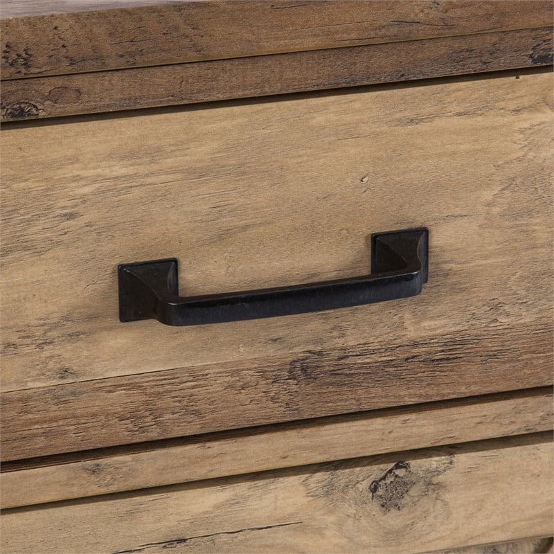 Saint Birch Oxford 1-Drawer Modern Wood Writing Desk in Rustic Oak