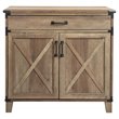 Saint Birch Oxford 2-Door Modern Wood Laptop Credenza in Rustic Oak