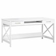 Saint Birch Alaska Wood 59.5 Inches Writing Desk in White