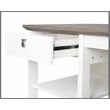 Saint Birch Finley Contemporary 59 Inches Wood Writing Desk in Walnut